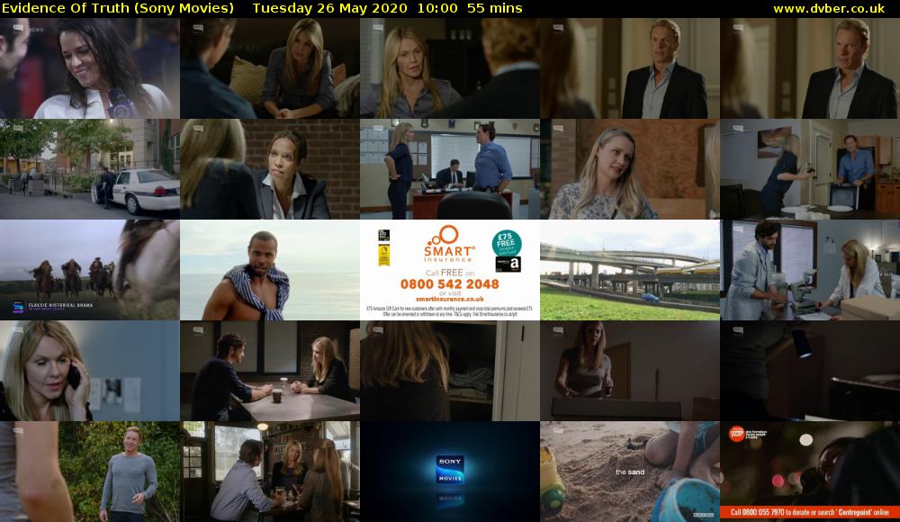 Evidence Of Truth (Sony Movies) Tuesday 26 May 2020 10:00 - 10:55