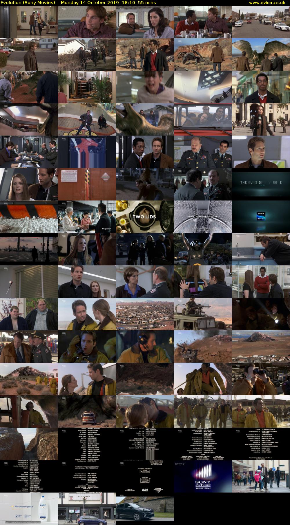 Evolution (Sony Movies) Monday 14 October 2019 18:10 - 19:05