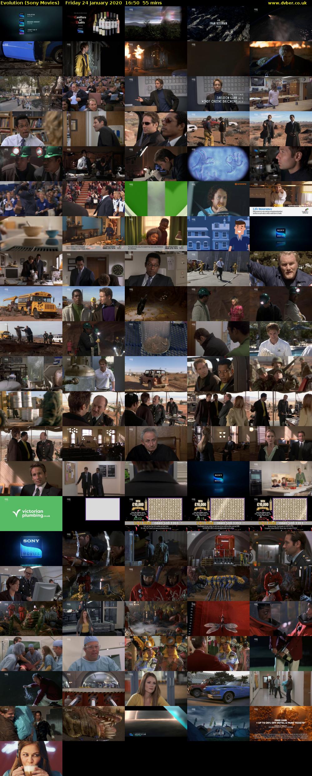 Evolution (Sony Movies) Friday 24 January 2020 16:50 - 17:45