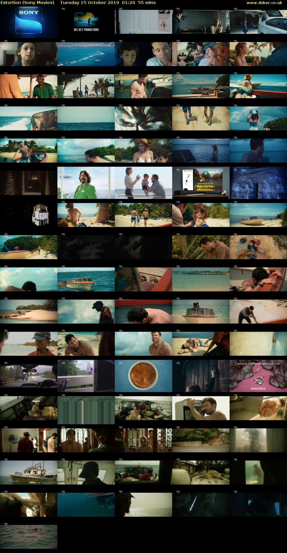 Extortion (Sony Movies) Tuesday 15 October 2019 01:20 - 02:15