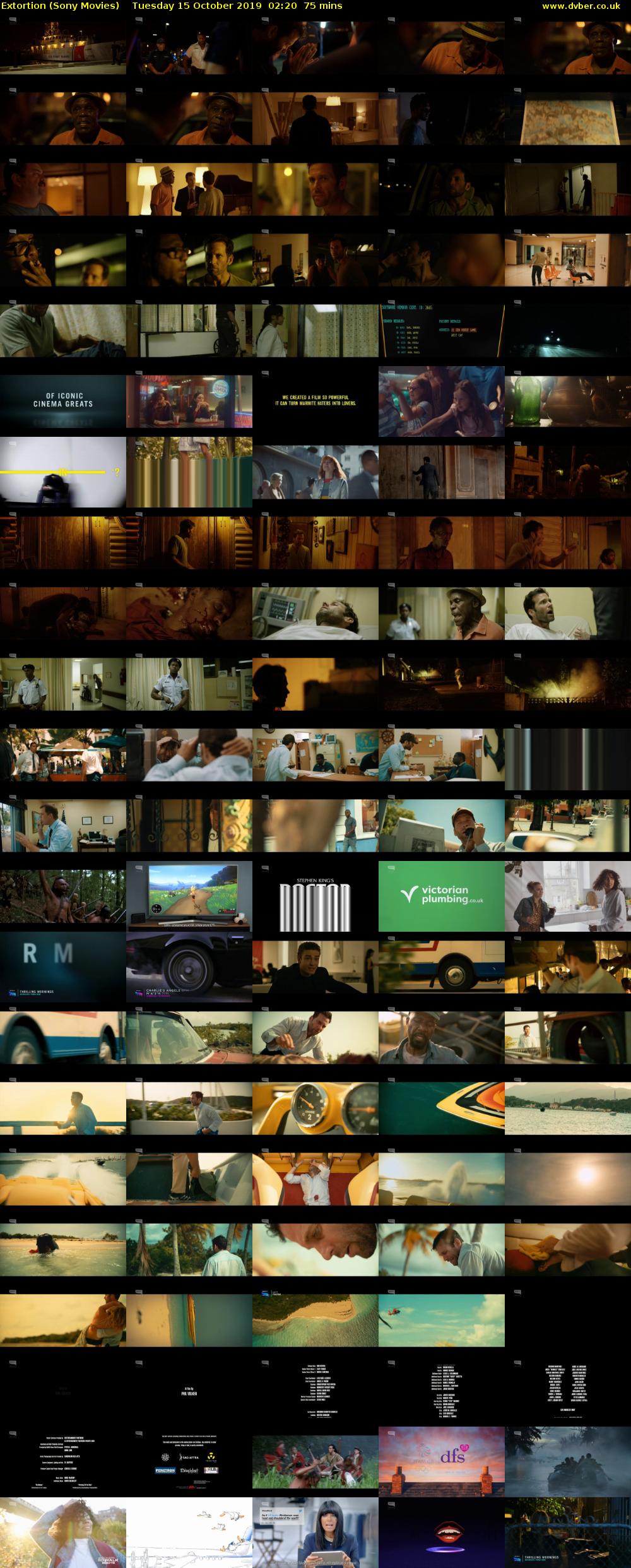 Extortion (Sony Movies) Tuesday 15 October 2019 02:20 - 03:35