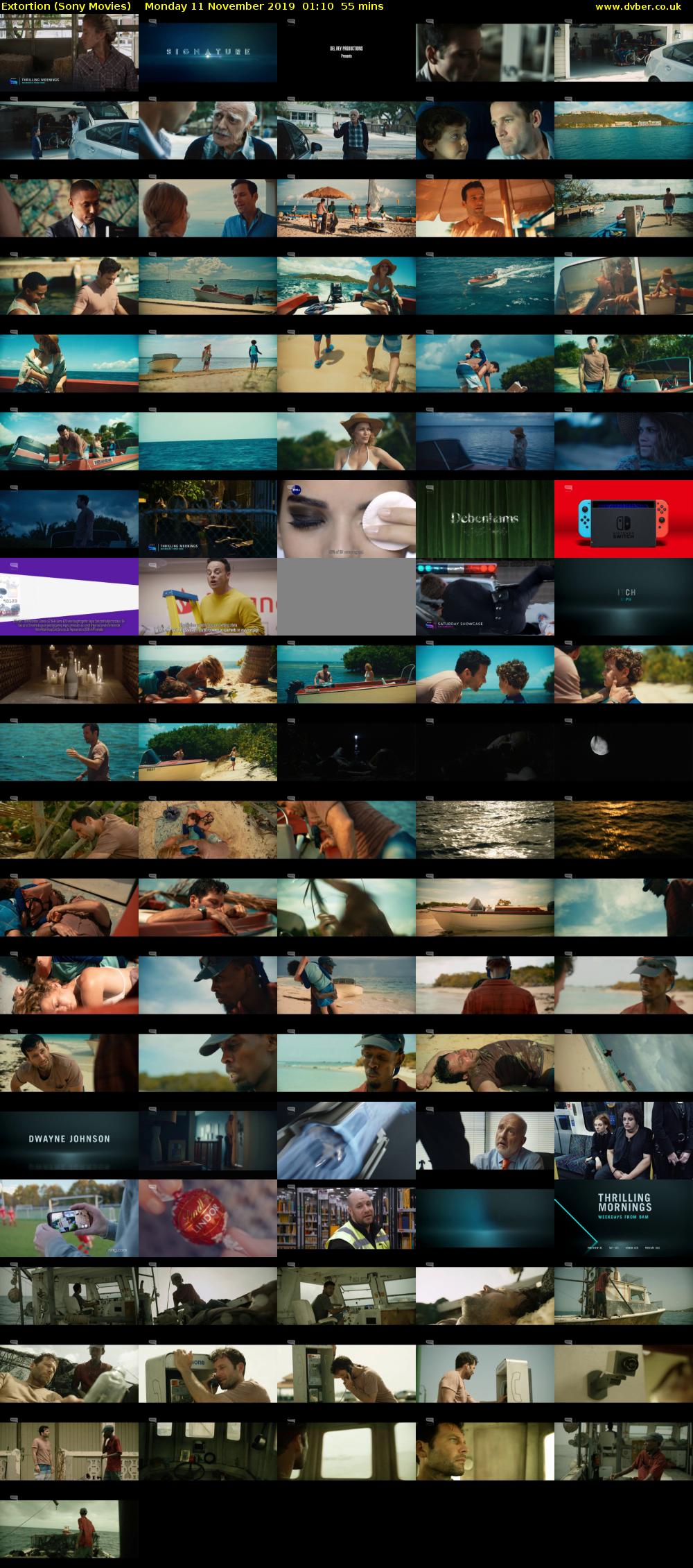 Extortion (Sony Movies) Monday 11 November 2019 01:10 - 02:05