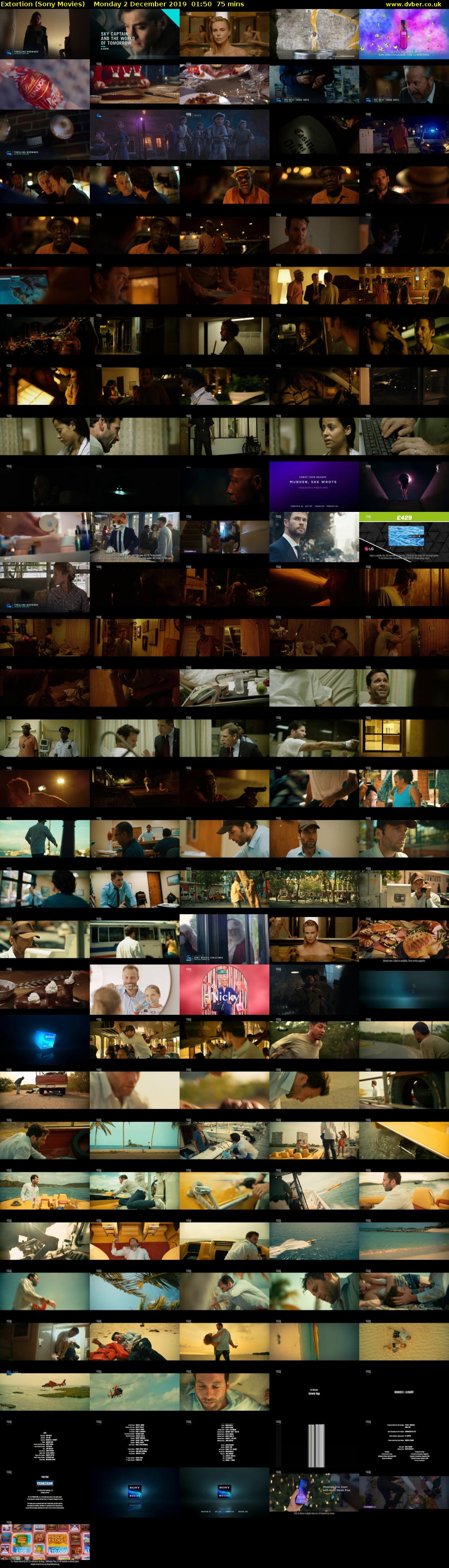 Extortion (Sony Movies) Monday 2 December 2019 01:50 - 03:05