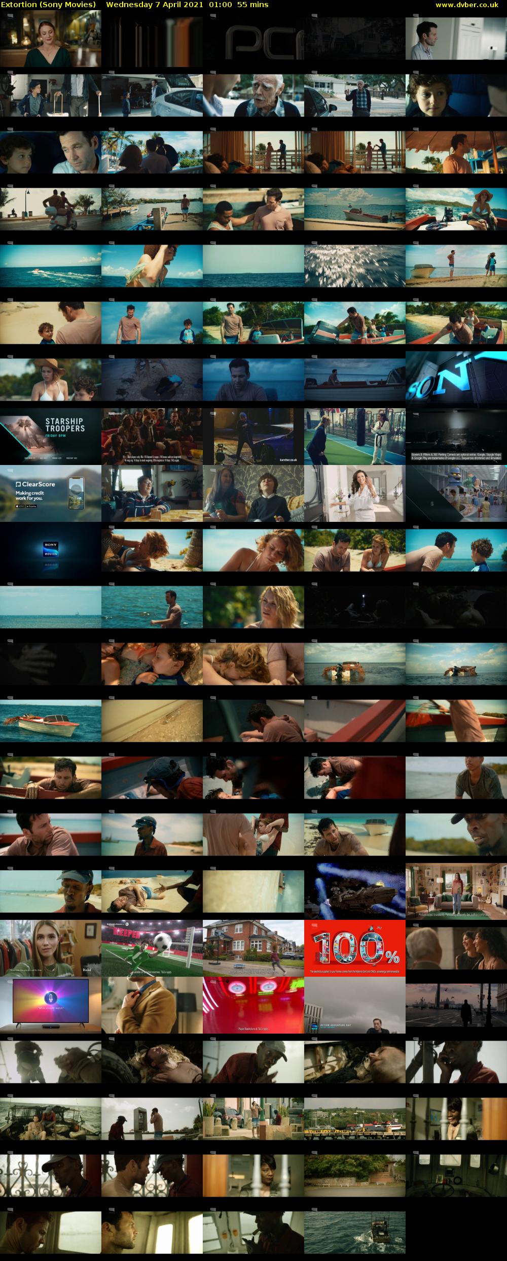 Extortion (Sony Movies) Wednesday 7 April 2021 01:00 - 01:55