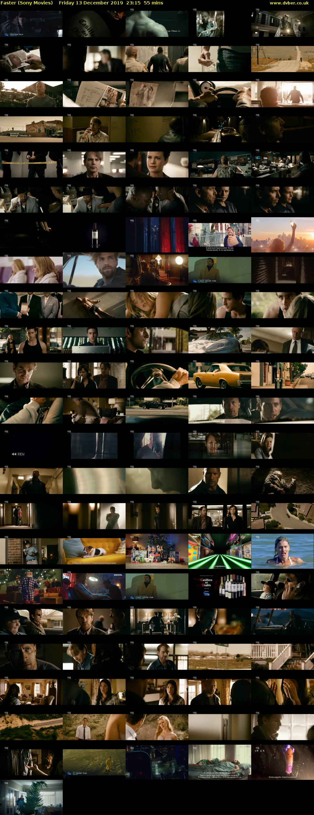 Faster (Sony Movies) Friday 13 December 2019 23:15 - 00:10