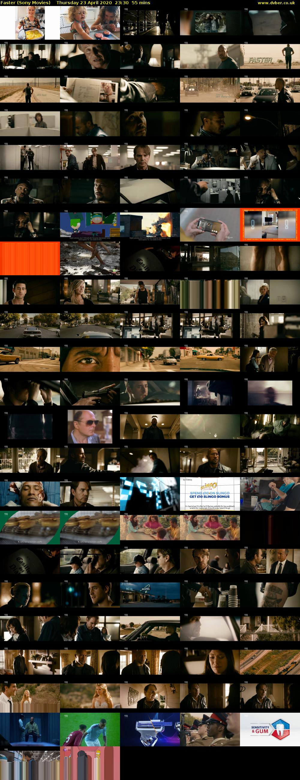 Faster (Sony Movies) Thursday 23 April 2020 23:30 - 00:25