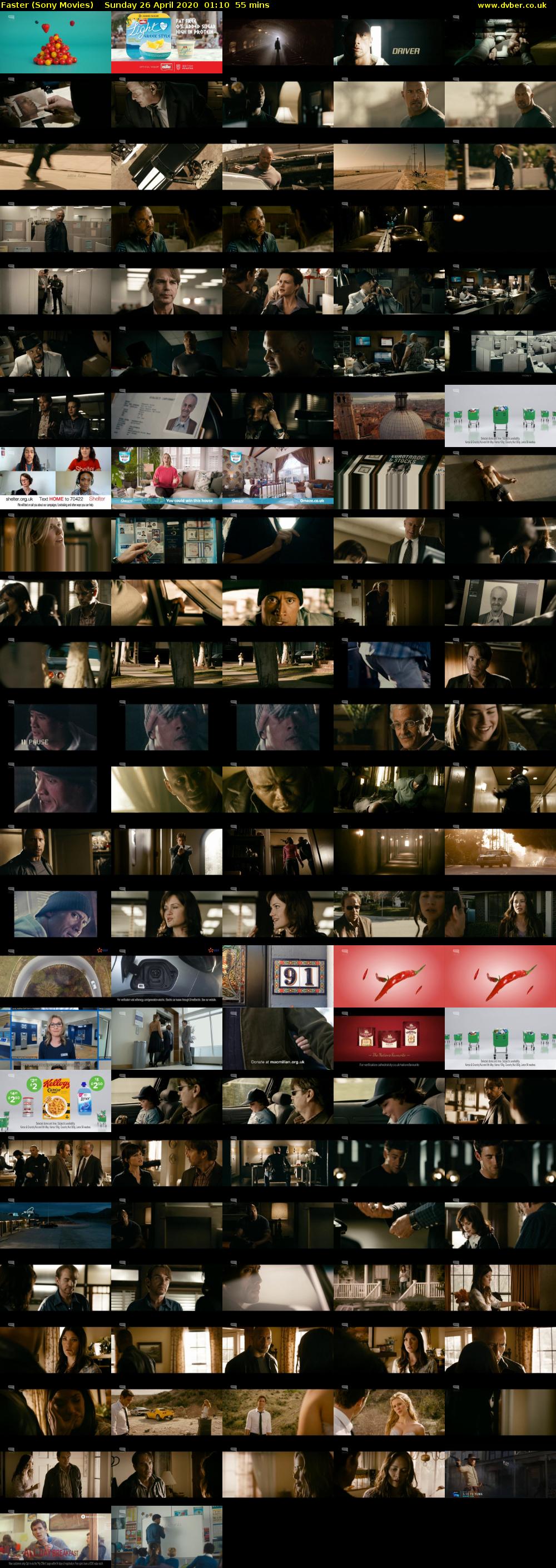 Faster (Sony Movies) Sunday 26 April 2020 01:10 - 02:05
