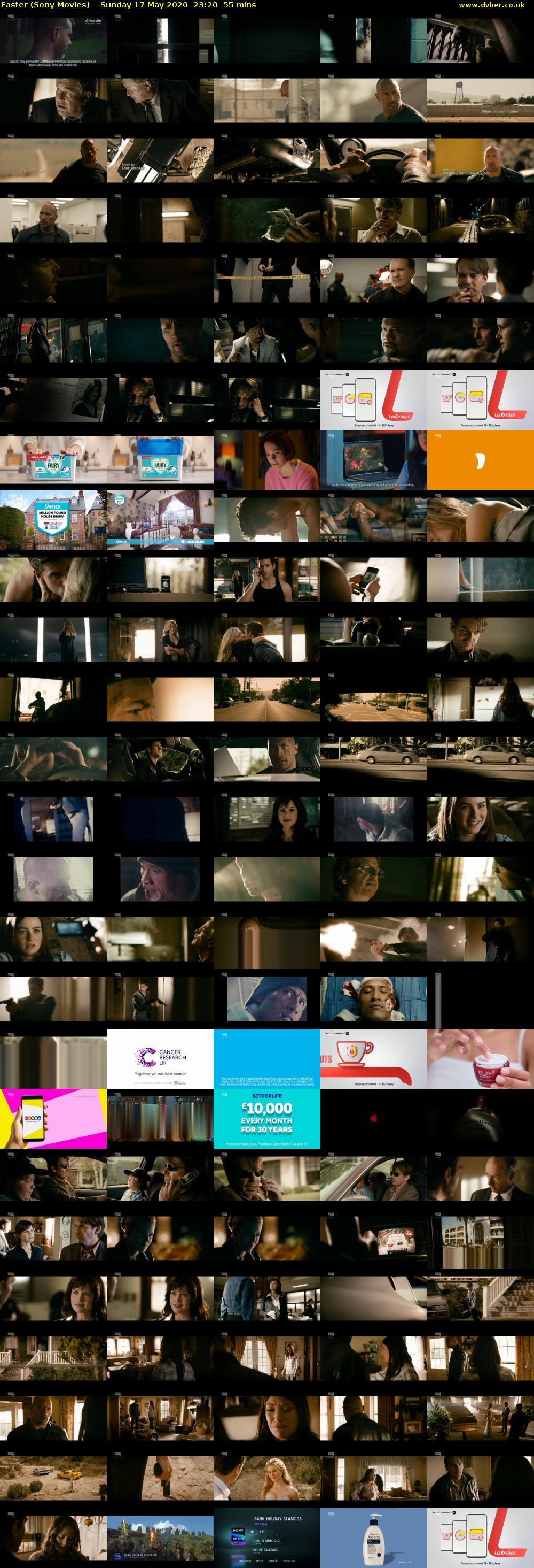 Faster (Sony Movies) Sunday 17 May 2020 23:20 - 00:15