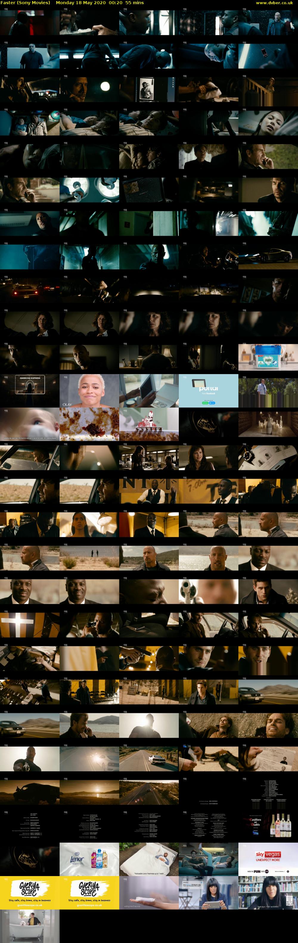Faster (Sony Movies) Monday 18 May 2020 00:20 - 01:15