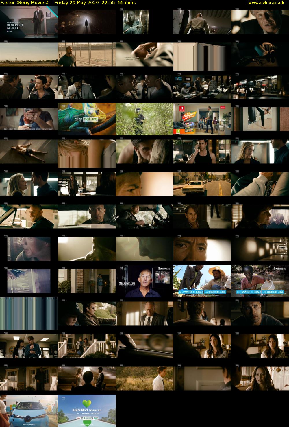 Faster (Sony Movies) Friday 29 May 2020 22:55 - 23:50