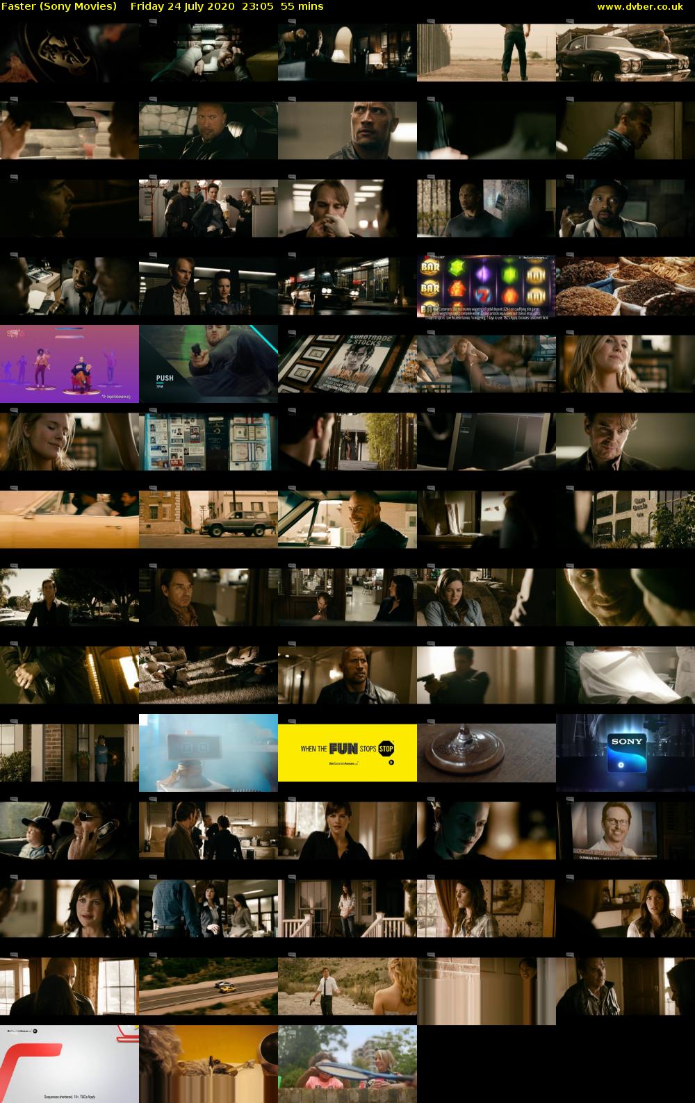Faster (Sony Movies) Friday 24 July 2020 23:05 - 00:00