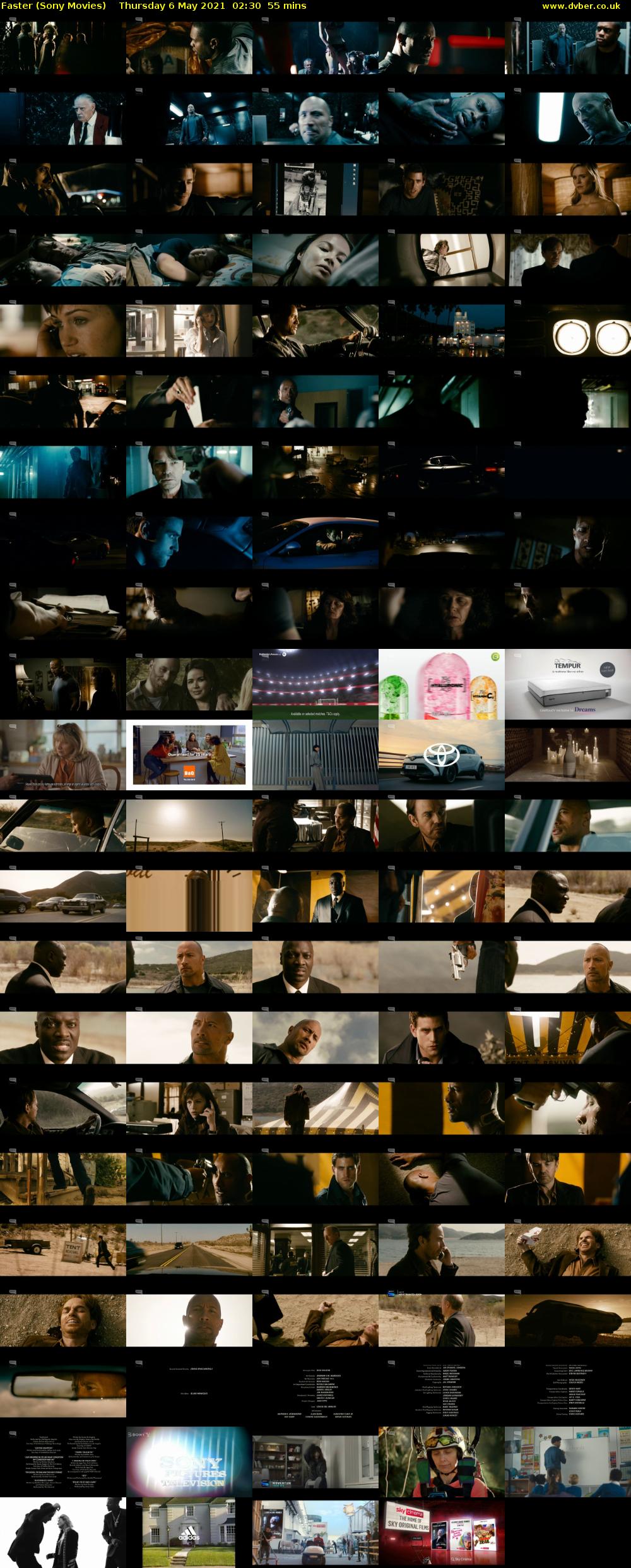 Faster (Sony Movies) Thursday 6 May 2021 02:30 - 03:25