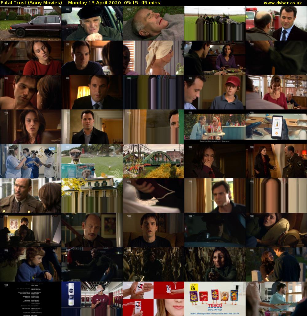 Fatal Trust (Sony Movies) Monday 13 April 2020 05:15 - 06:00