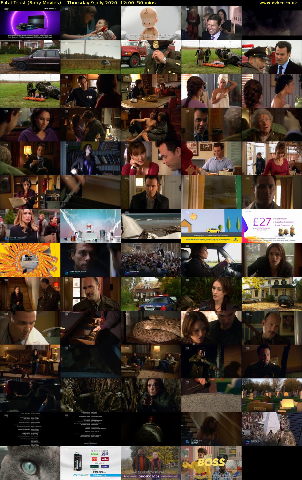 Fatal Trust (Sony Movies) Thursday 9 July 2020 12:00 - 12:50