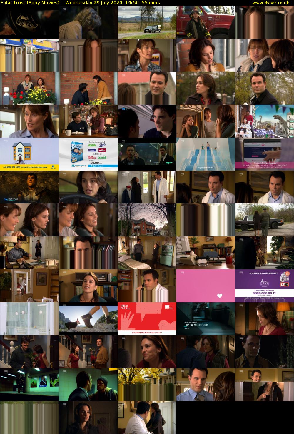 Fatal Trust (Sony Movies) Wednesday 29 July 2020 14:50 - 15:45