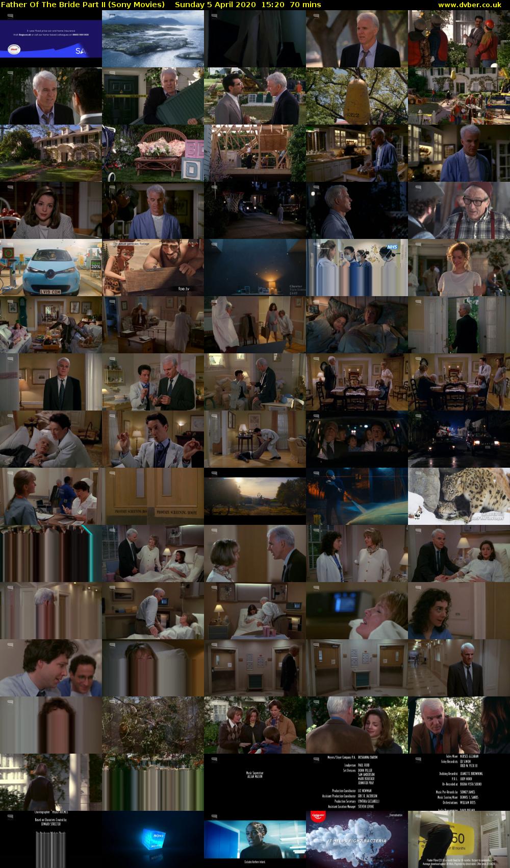 Father Of The Bride Part II (Sony Movies) Sunday 5 April 2020 15:20 - 16:30