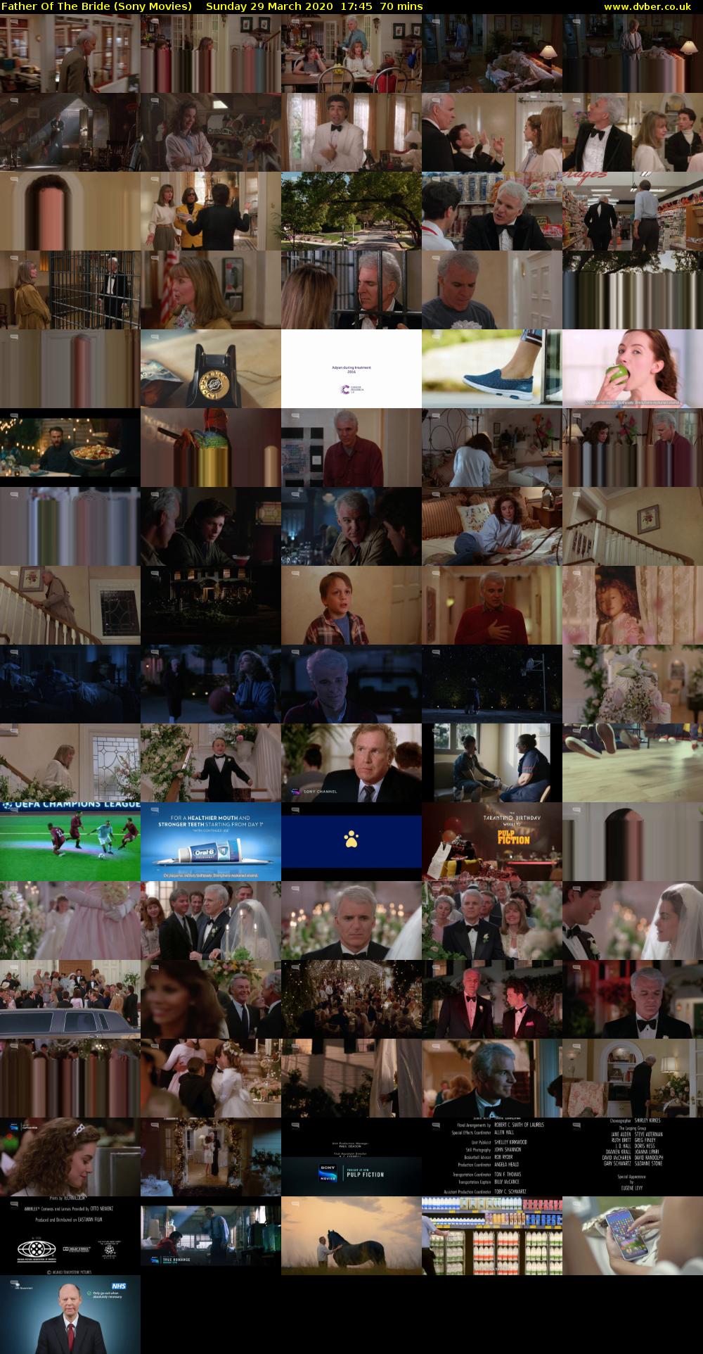 Father Of The Bride (Sony Movies) Sunday 29 March 2020 17:45 - 18:55
