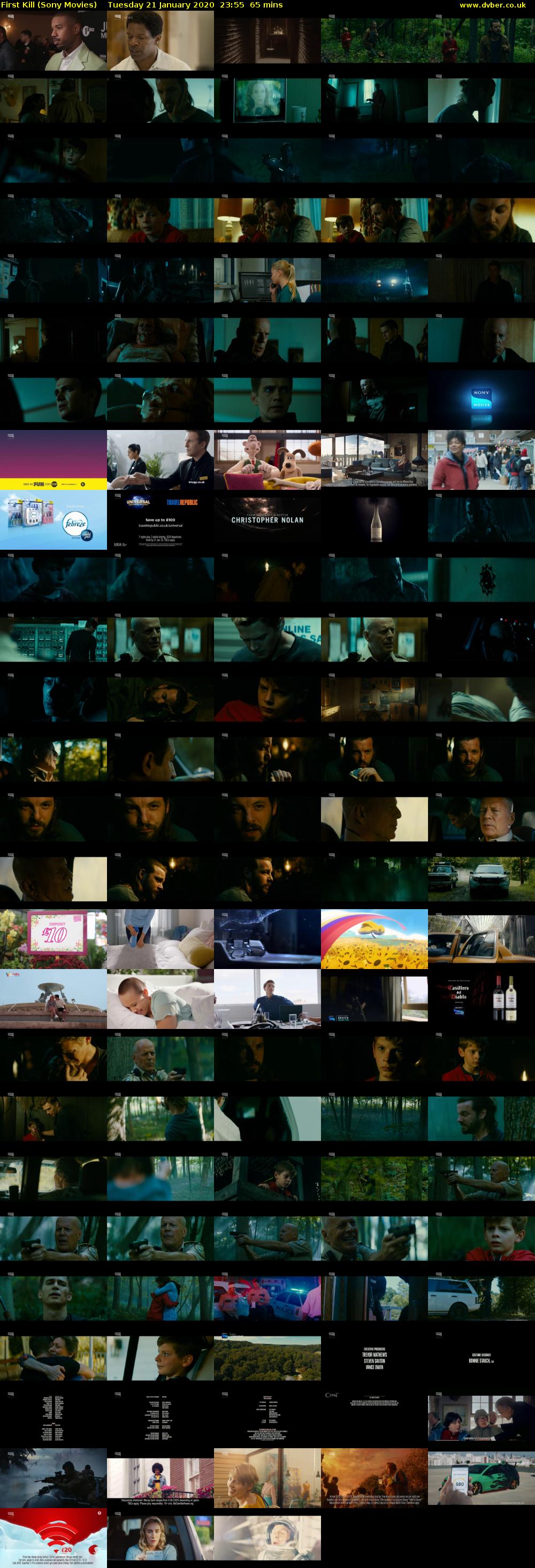 First Kill (Sony Movies) Tuesday 21 January 2020 23:55 - 01:00