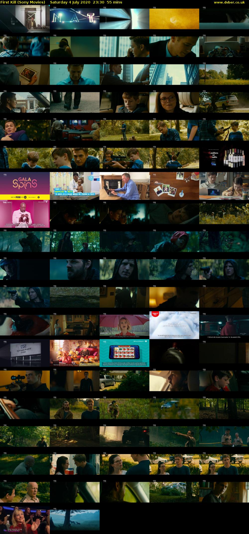 First Kill (Sony Movies) Saturday 4 July 2020 23:30 - 00:25