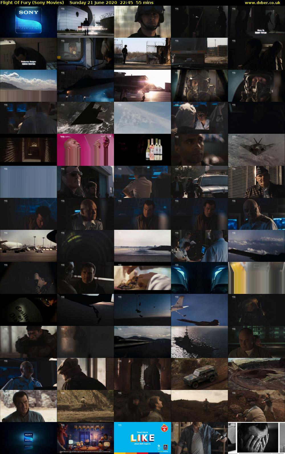 Flight Of Fury (Sony Movies) Sunday 21 June 2020 22:45 - 23:40