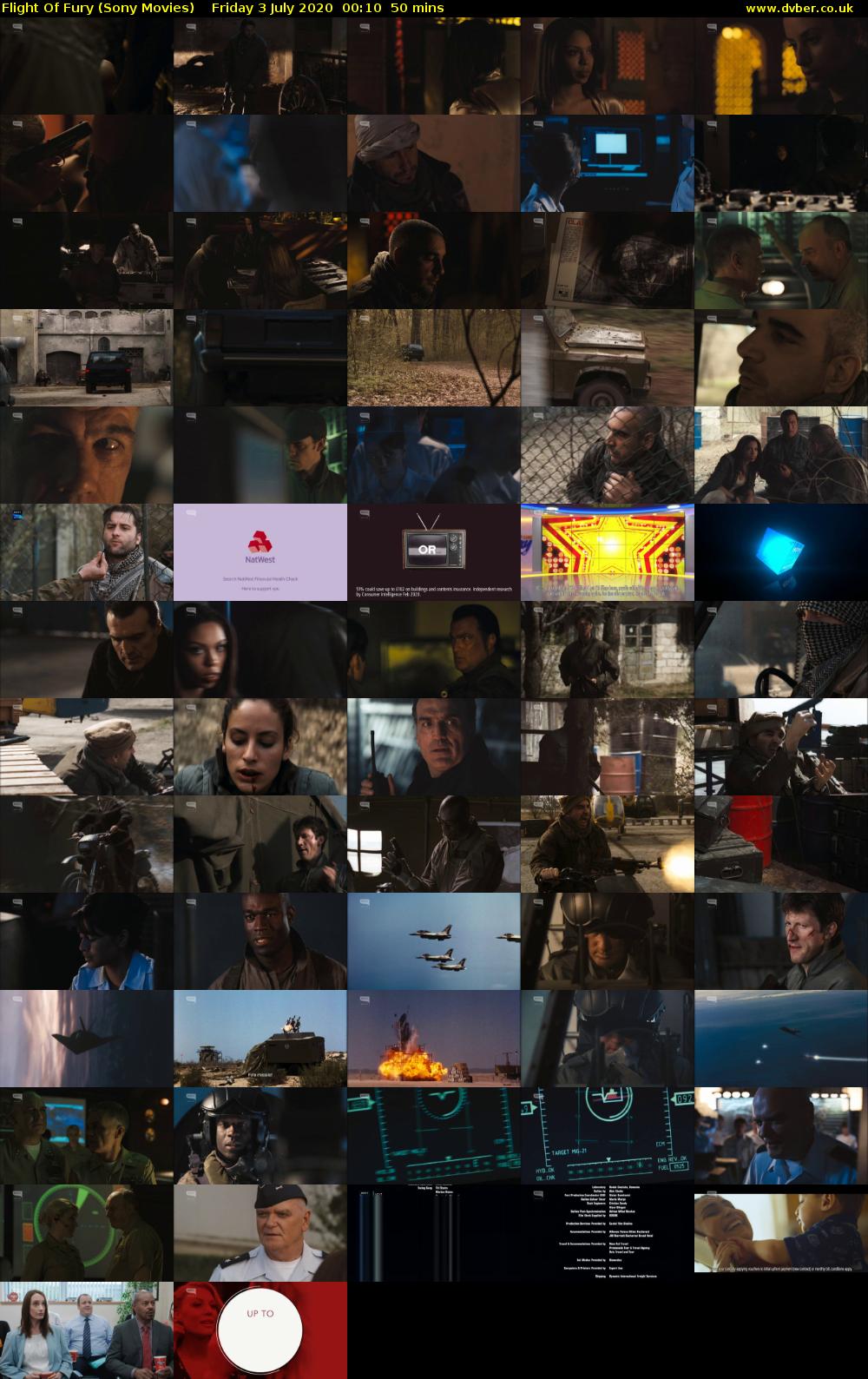 Flight Of Fury (Sony Movies) Friday 3 July 2020 00:10 - 01:00