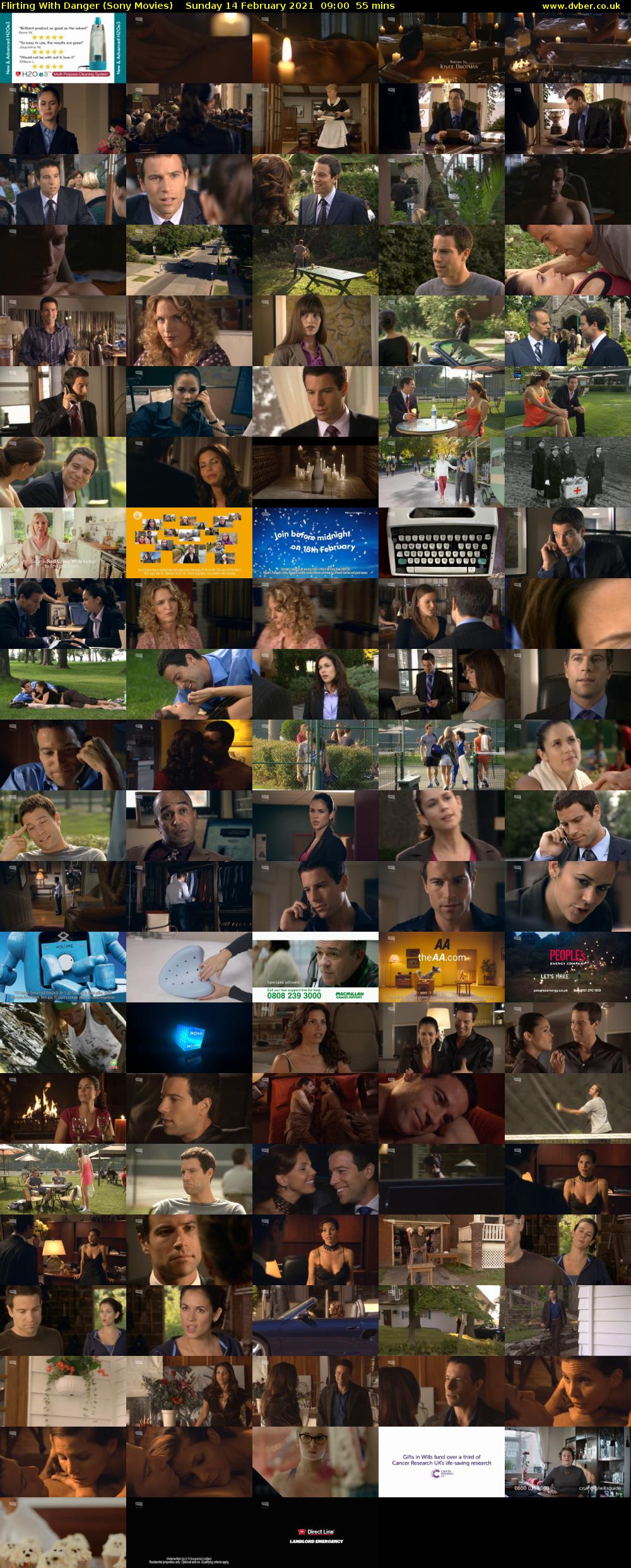 Flirting With Danger (Sony Movies) Sunday 14 February 2021 09:00 - 09:55