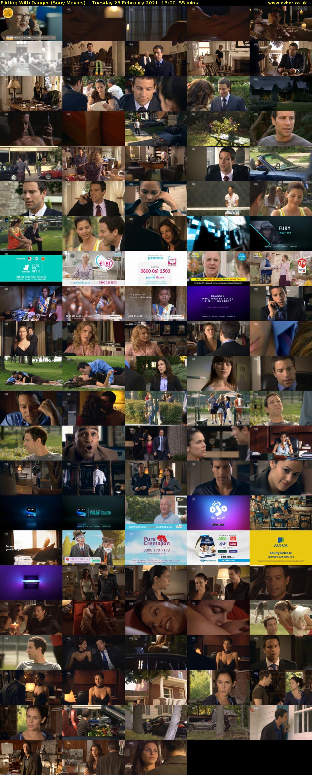 Flirting With Danger (Sony Movies) Tuesday 23 February 2021 13:00 - 13:55