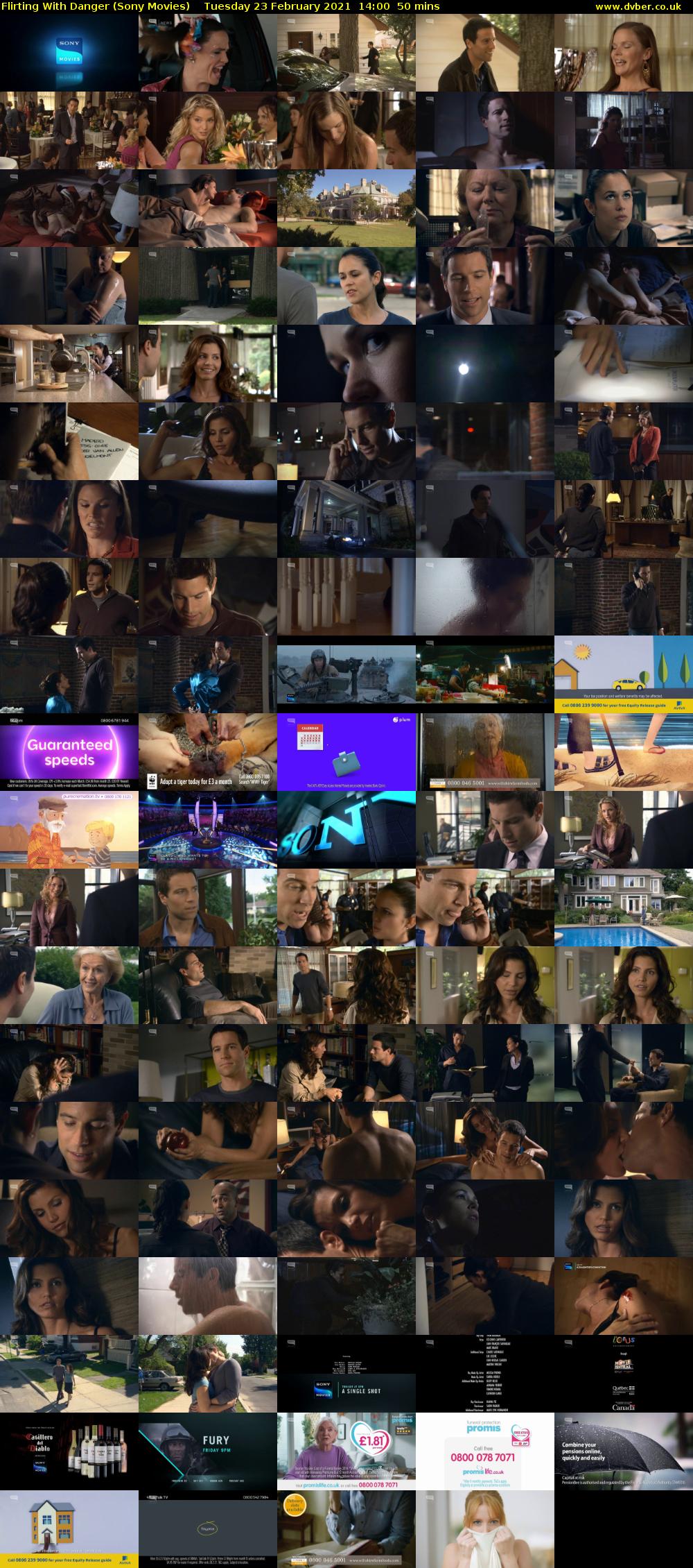 Flirting With Danger (Sony Movies) Tuesday 23 February 2021 14:00 - 14:50
