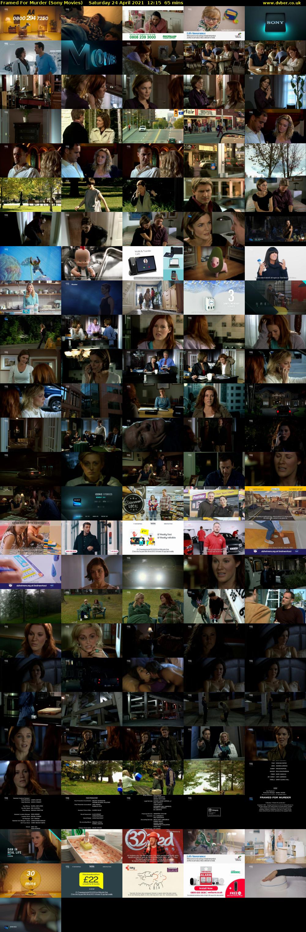 Framed For Murder (Sony Movies) Saturday 24 April 2021 12:15 - 13:20