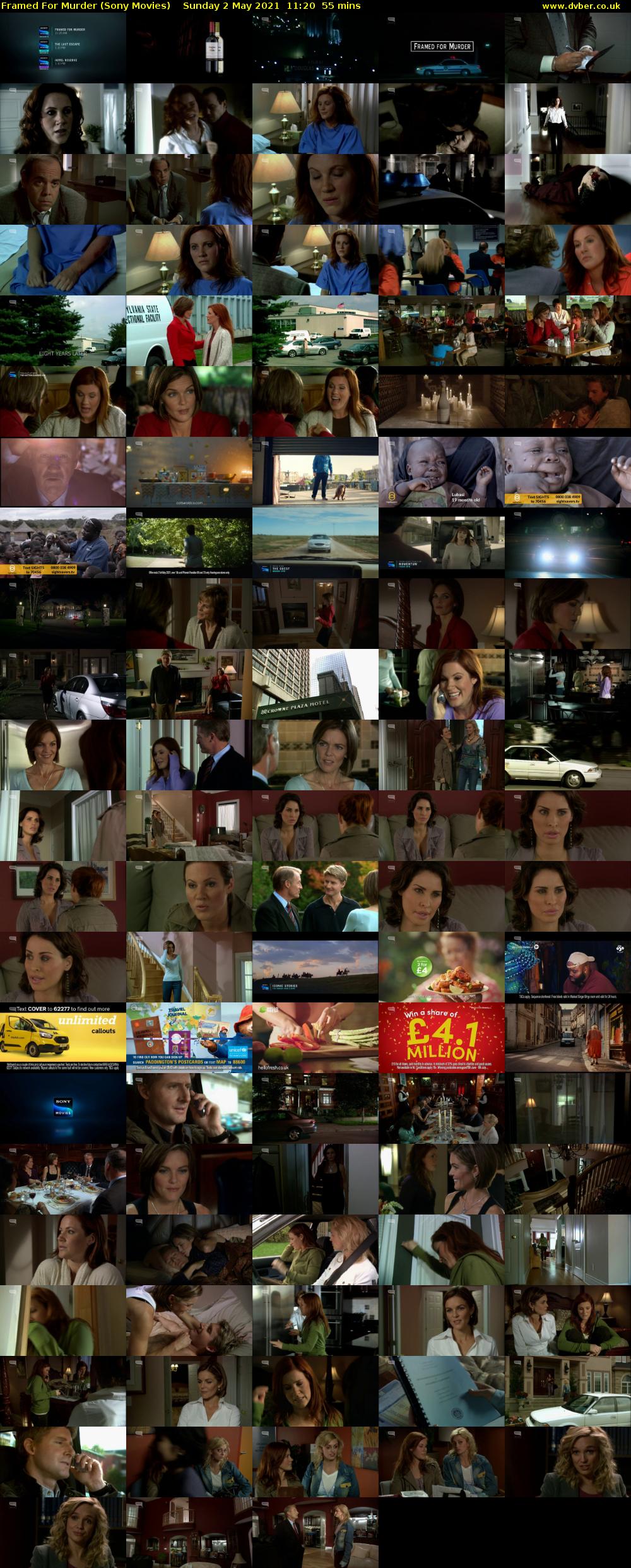 Framed For Murder (Sony Movies) Sunday 2 May 2021 11:20 - 12:15