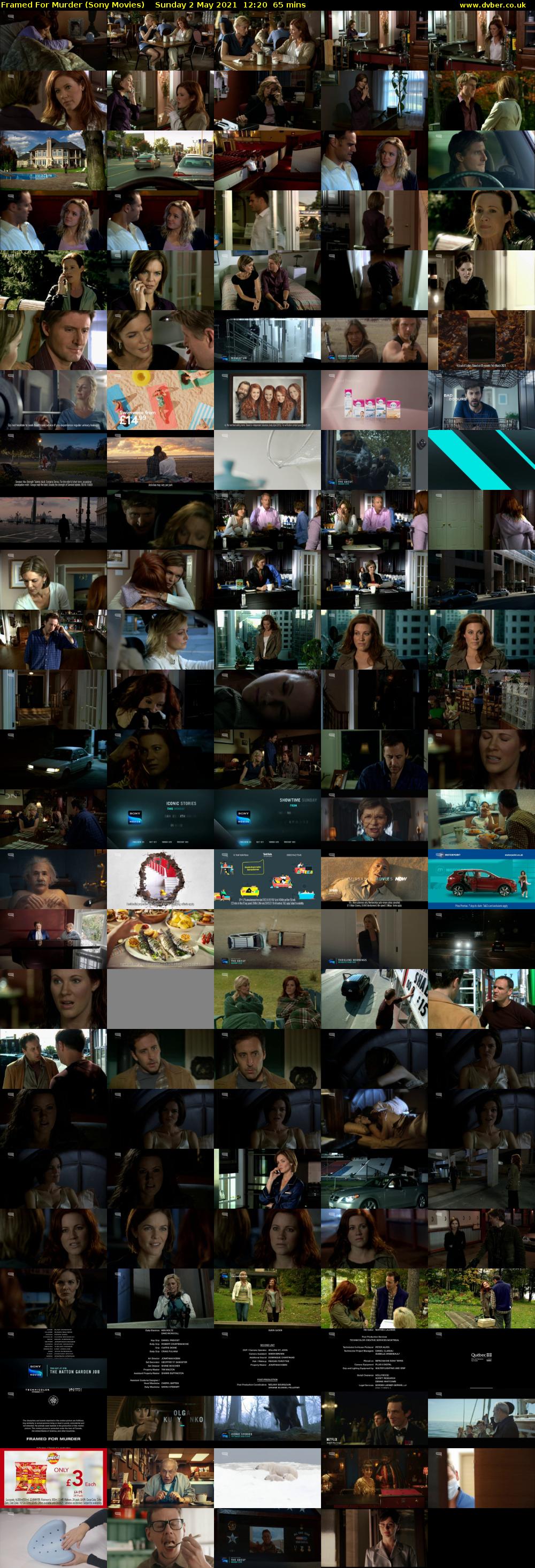 Framed For Murder (Sony Movies) Sunday 2 May 2021 12:20 - 13:25