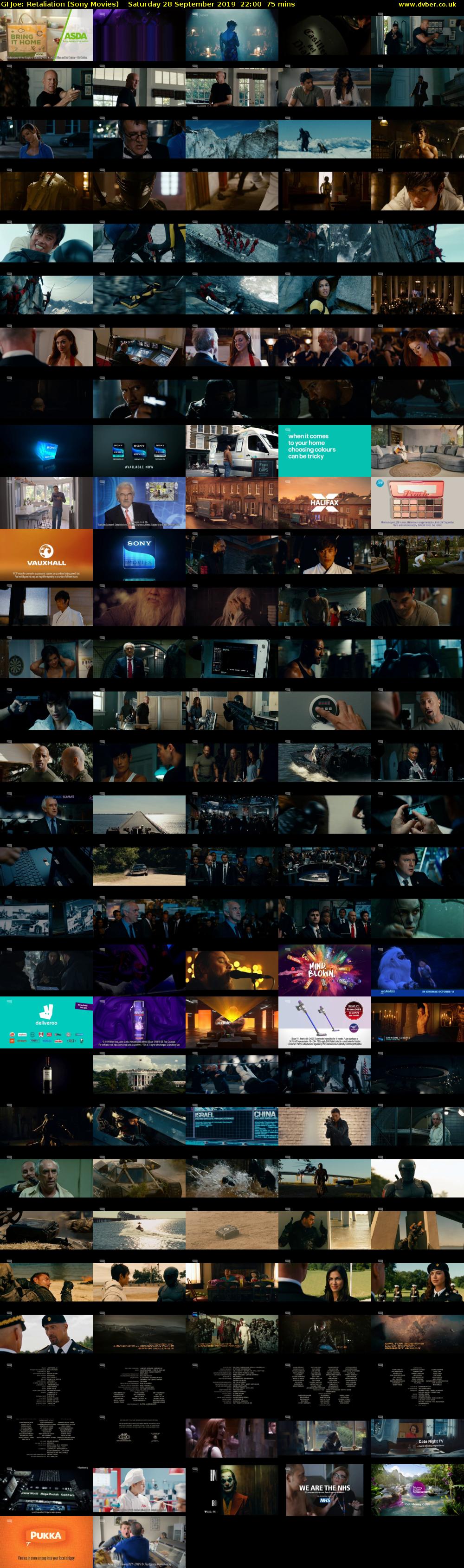 GI Joe: Retaliation (Sony Movies) Saturday 28 September 2019 22:00 - 23:15