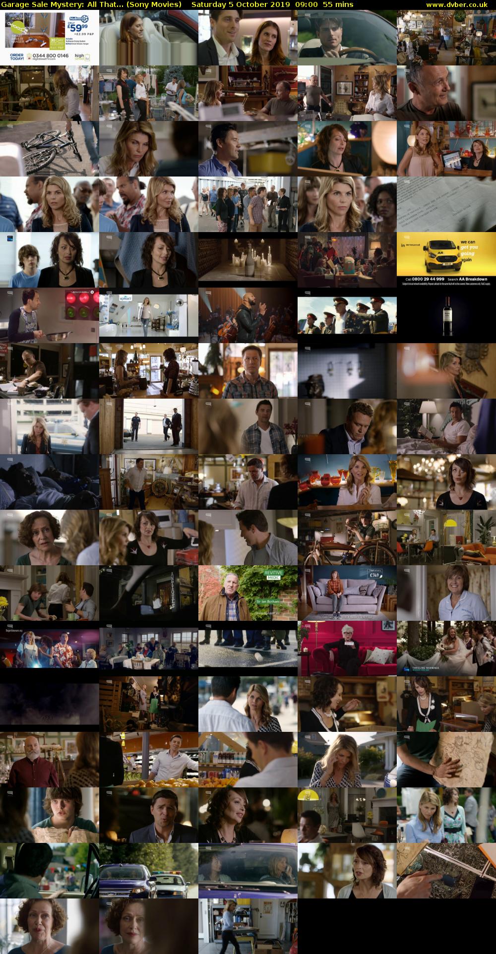 Garage Sale Mystery: All That... (Sony Movies) Saturday 5 October 2019 09:00 - 09:55