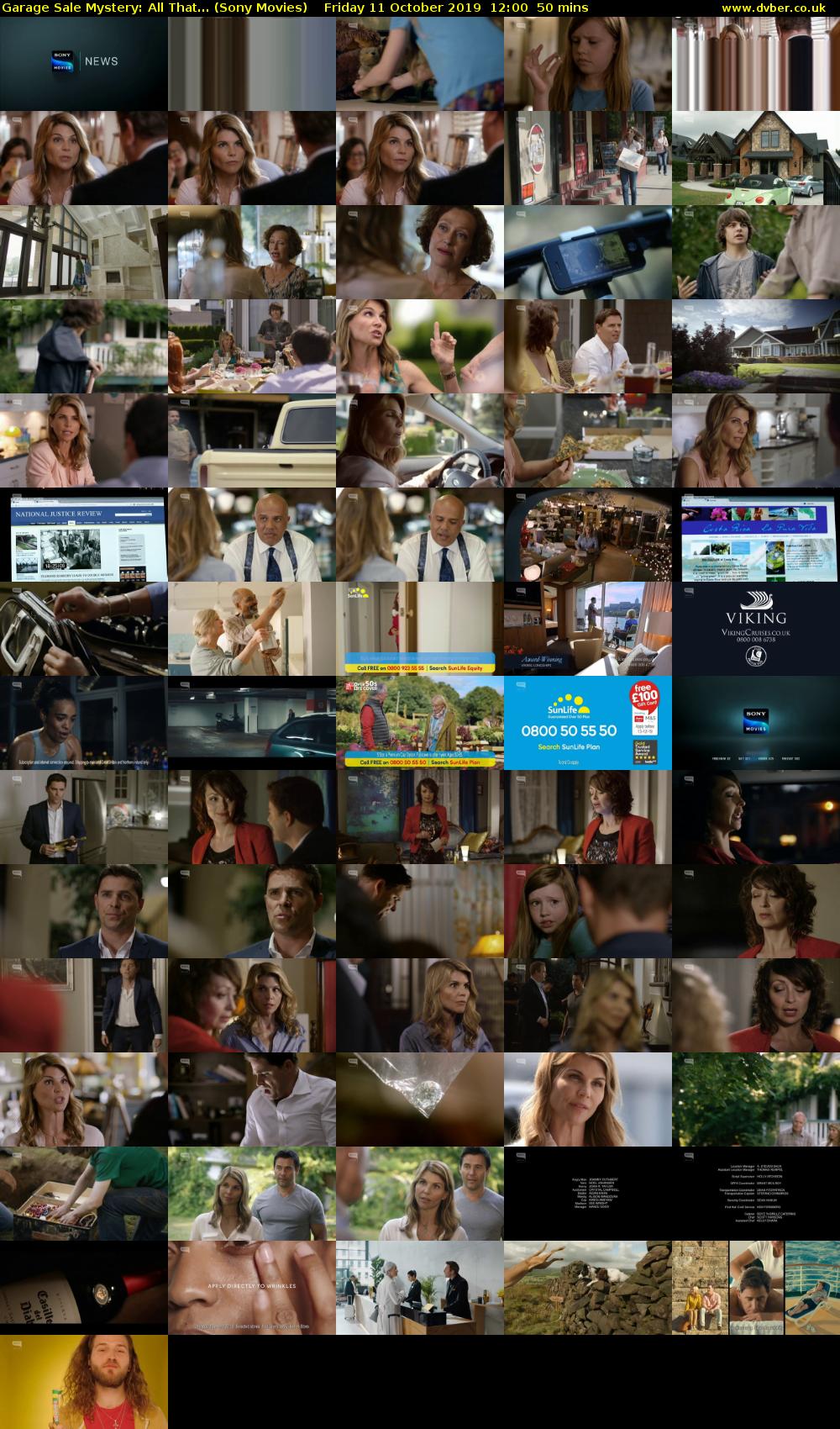 Garage Sale Mystery: All That... (Sony Movies) Friday 11 October 2019 12:00 - 12:50