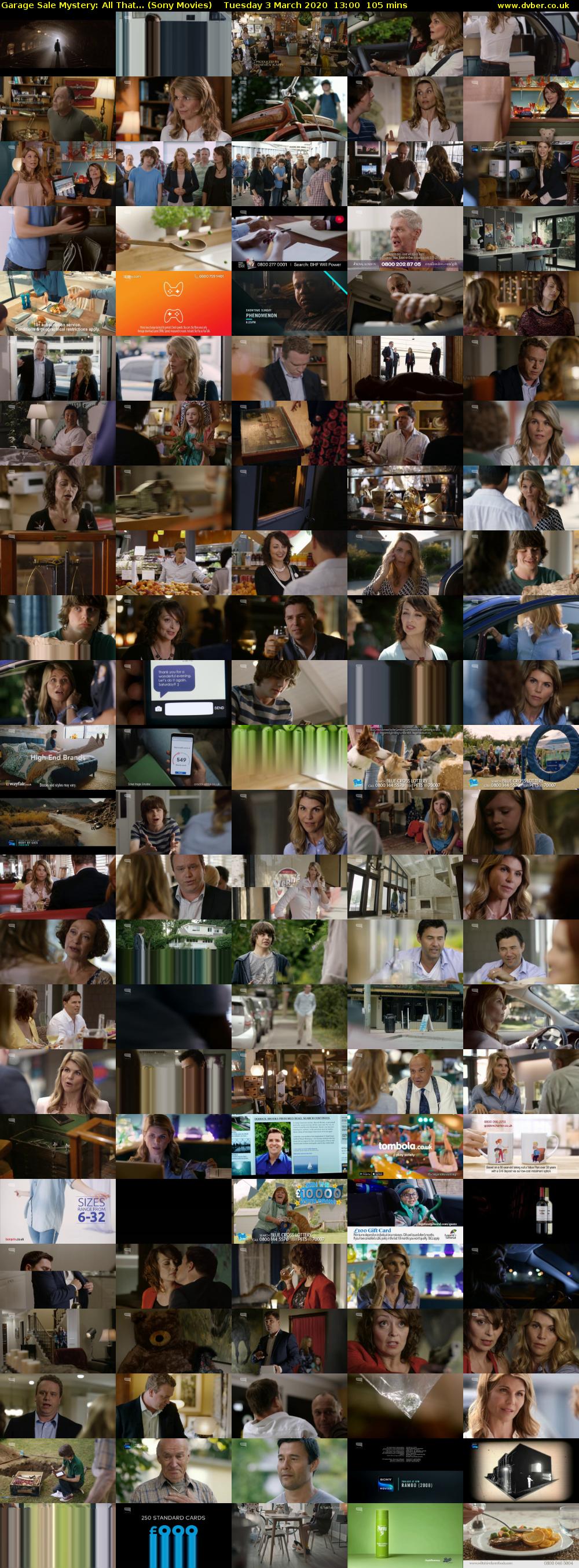 Garage Sale Mystery: All That... (Sony Movies) Tuesday 3 March 2020 13:00 - 14:45