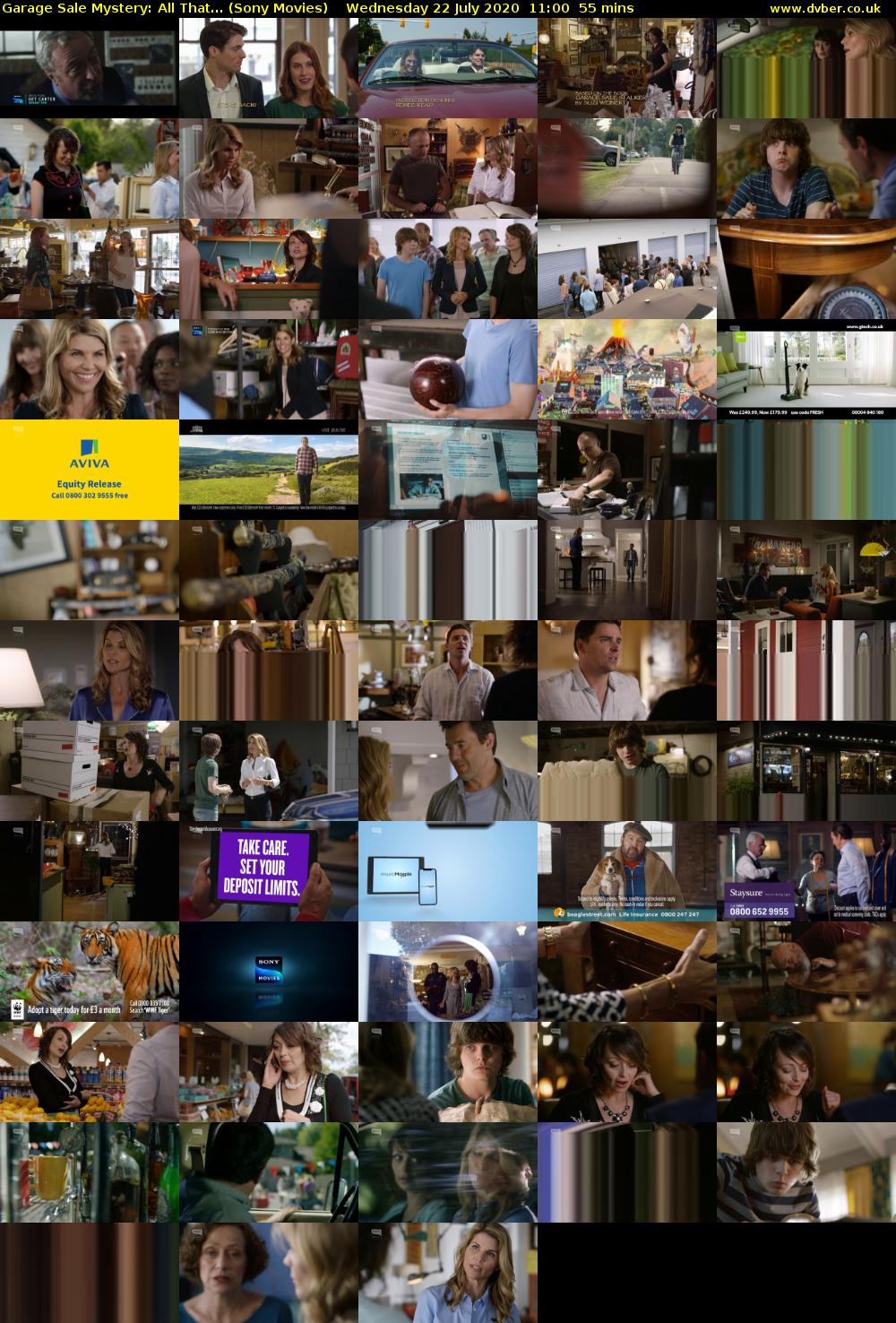 Garage Sale Mystery: All That... (Sony Movies) Wednesday 22 July 2020 11:00 - 11:55