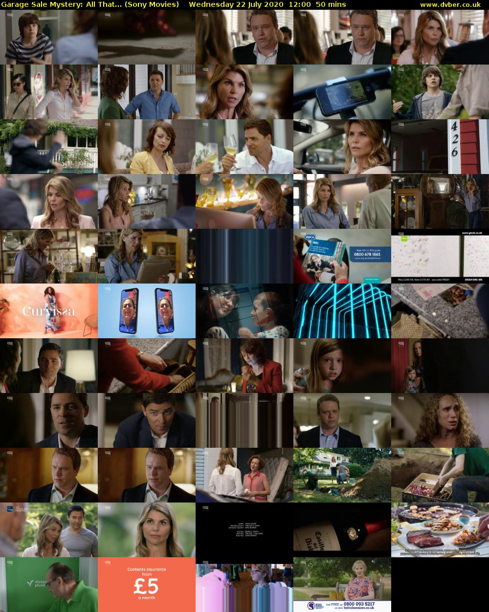 Garage Sale Mystery: All That... (Sony Movies) Wednesday 22 July 2020 12:00 - 12:50