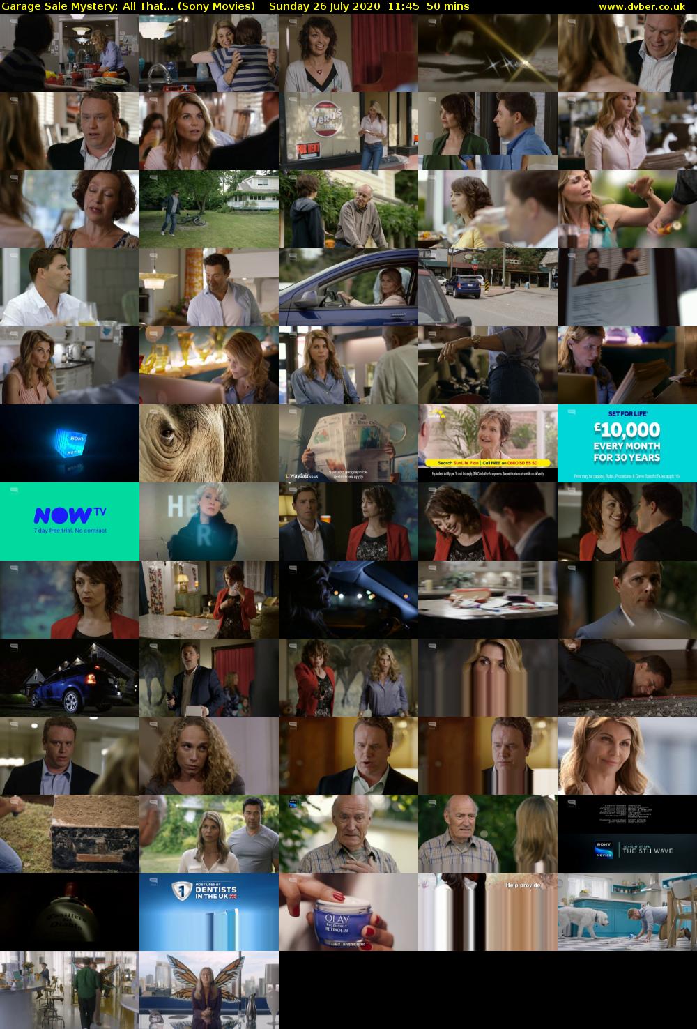 Garage Sale Mystery: All That... (Sony Movies) Sunday 26 July 2020 11:45 - 12:35
