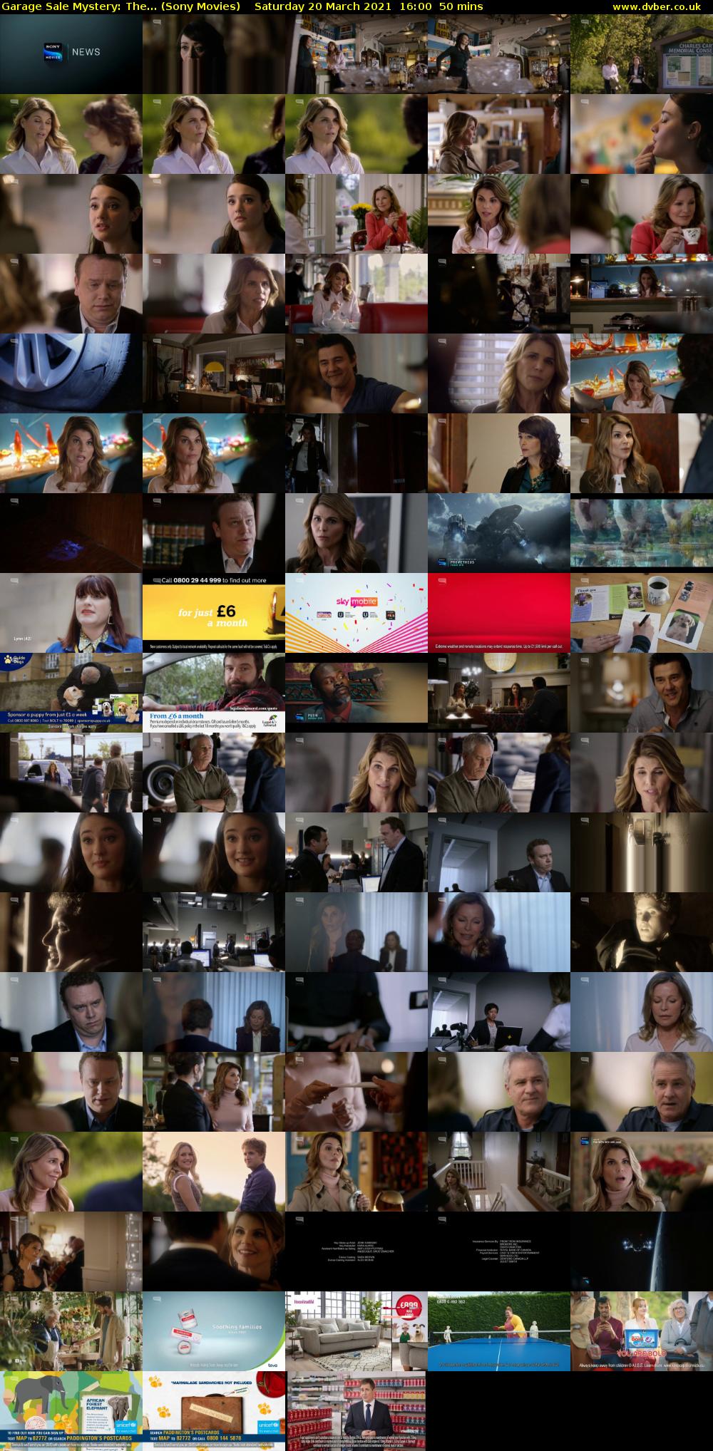 Garage Sale Mystery: The... (Sony Movies) Saturday 20 March 2021 16:00 - 16:50