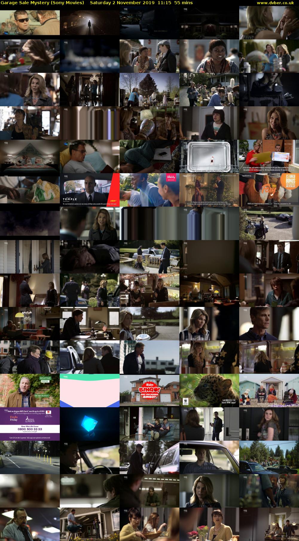 Garage Sale Mystery (Sony Movies) Saturday 2 November 2019 11:15 - 12:10
