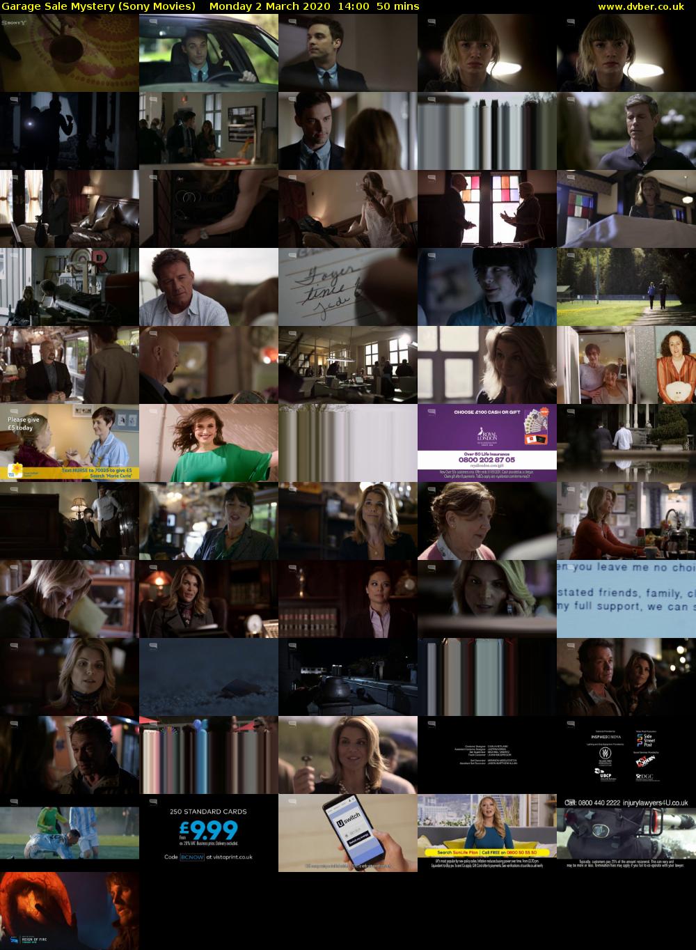 Garage Sale Mystery (Sony Movies) Monday 2 March 2020 14:00 - 14:50