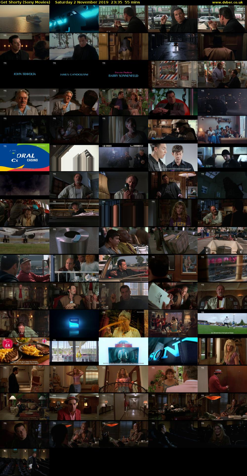 Get Shorty (Sony Movies) Saturday 2 November 2019 23:35 - 00:30