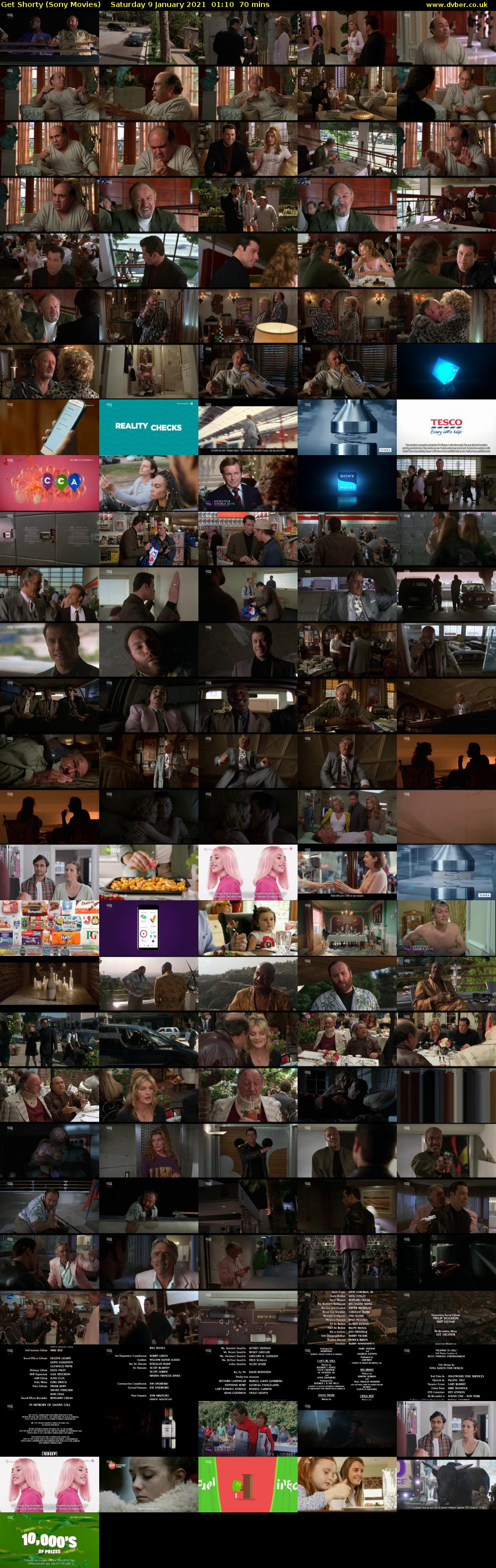 Get Shorty (Sony Movies) Saturday 9 January 2021 01:10 - 02:20