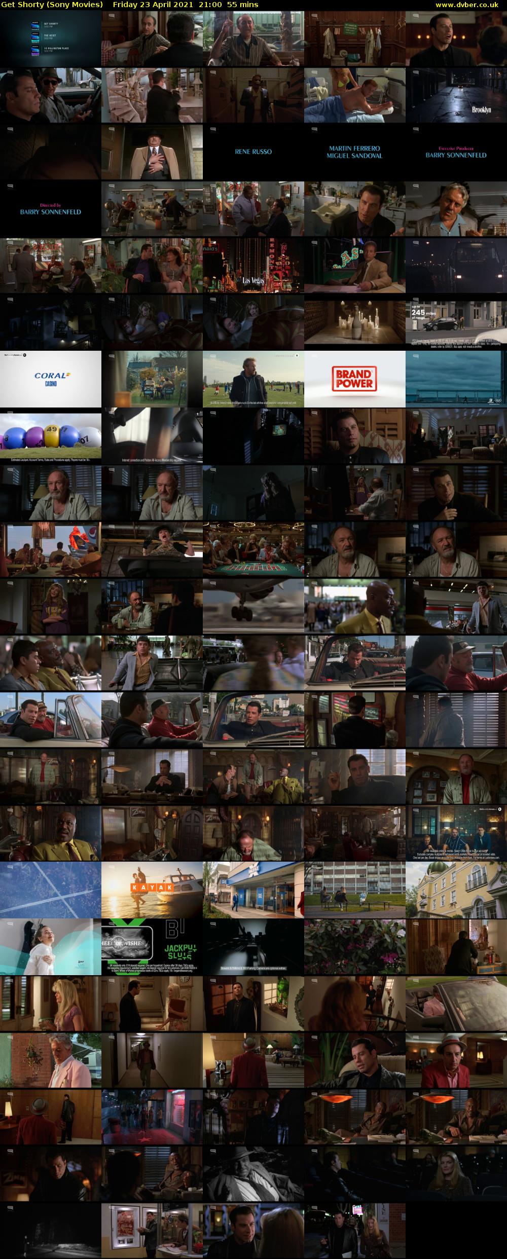 Get Shorty (Sony Movies) Friday 23 April 2021 21:00 - 21:55