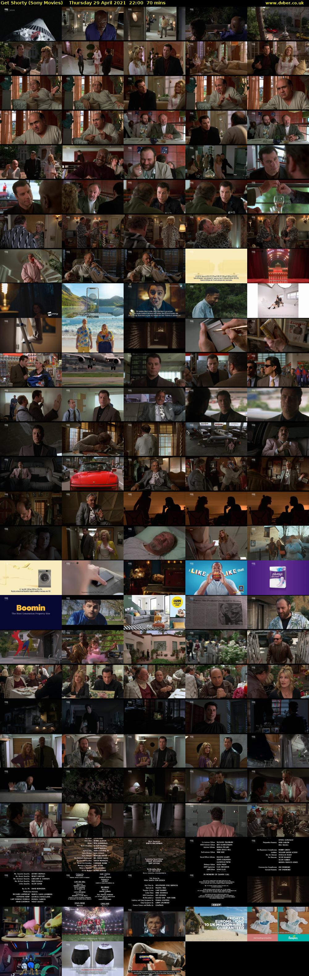 Get Shorty (Sony Movies) Thursday 29 April 2021 22:00 - 23:10