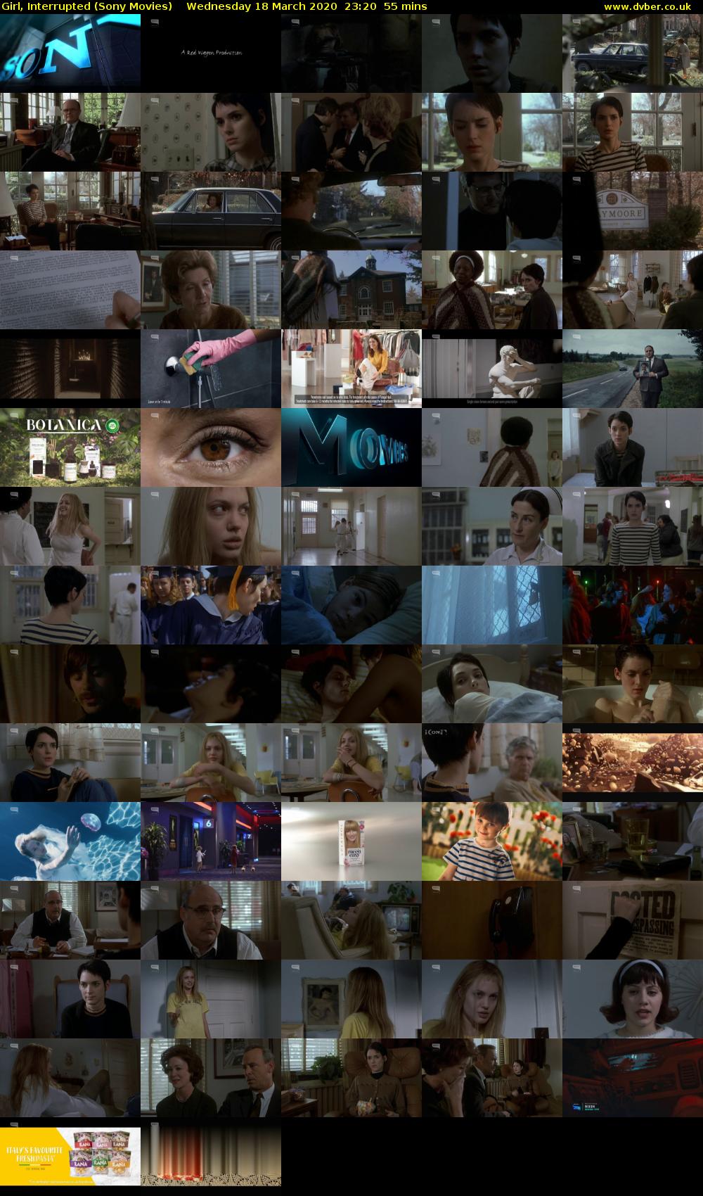 Girl, Interrupted (Sony Movies) Wednesday 18 March 2020 23:20 - 00:15