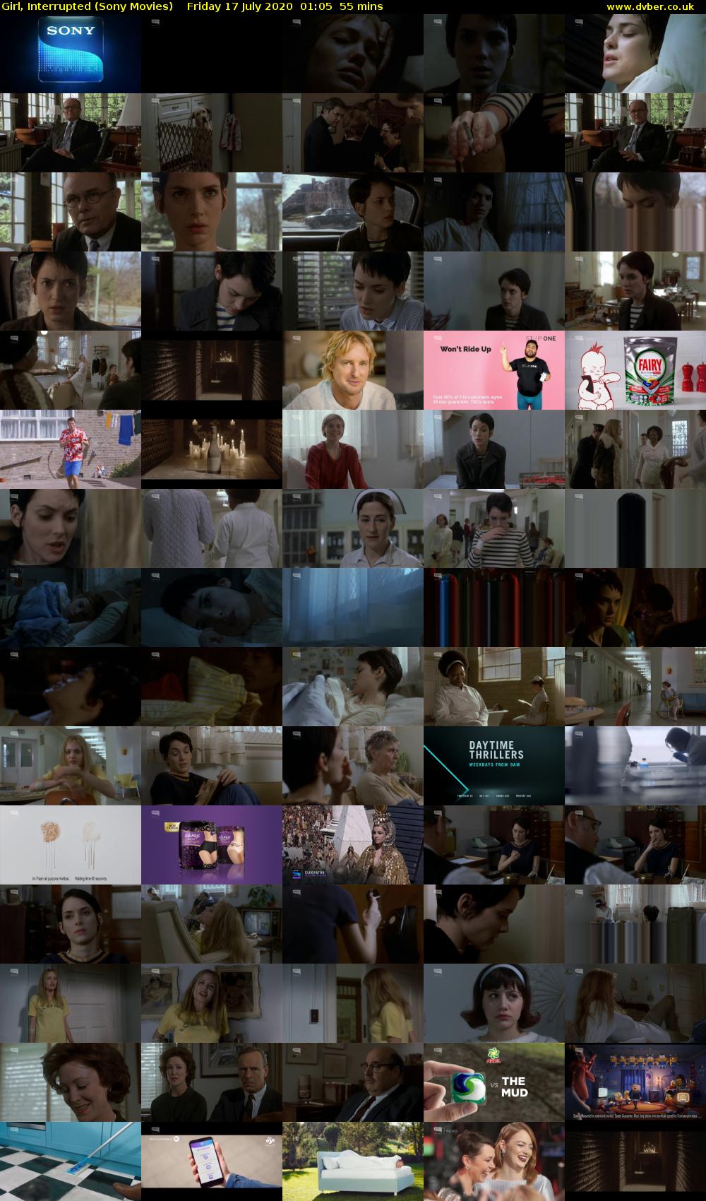Girl, Interrupted (Sony Movies) Friday 17 July 2020 01:05 - 02:00
