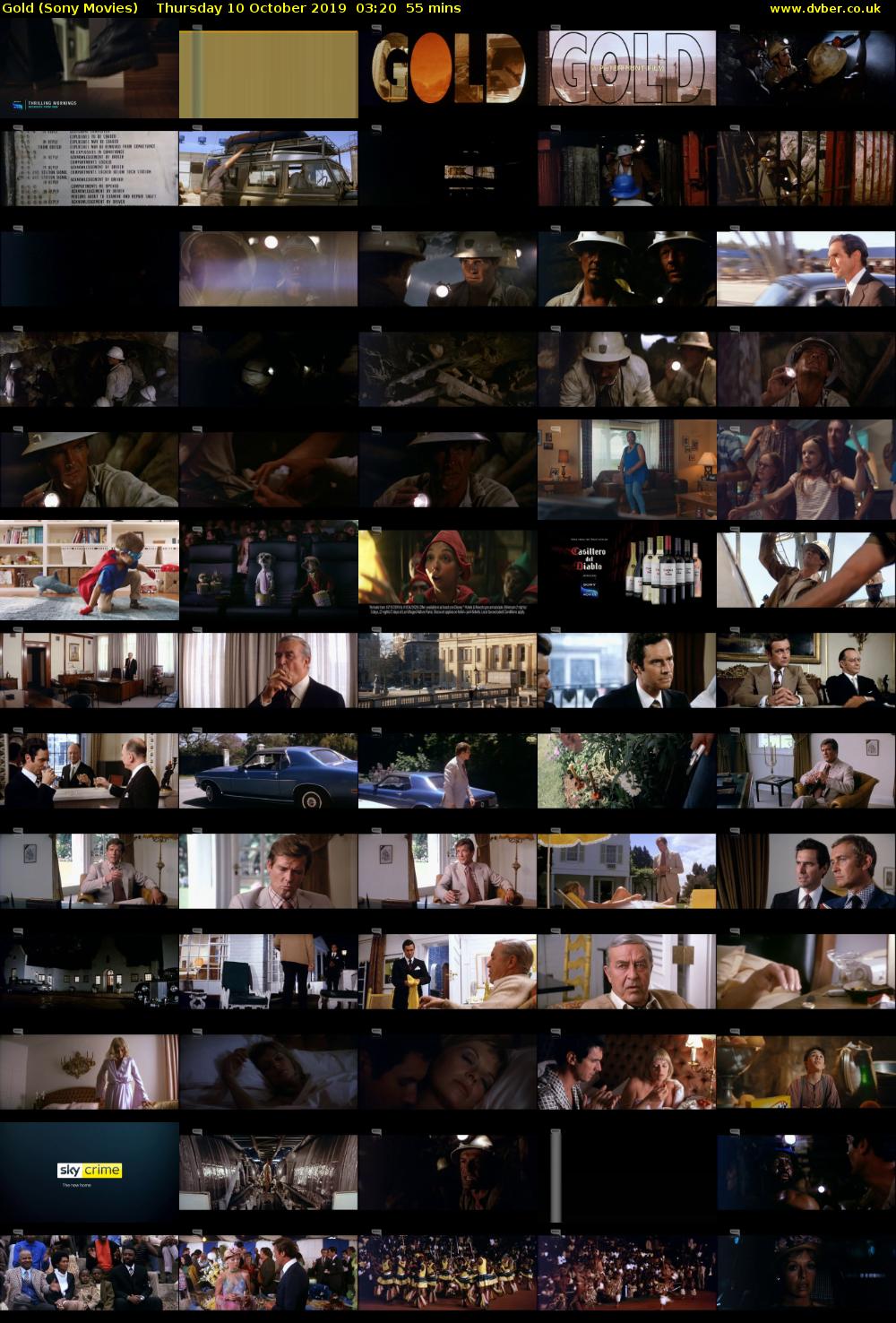 Gold (Sony Movies) Thursday 10 October 2019 03:20 - 04:15