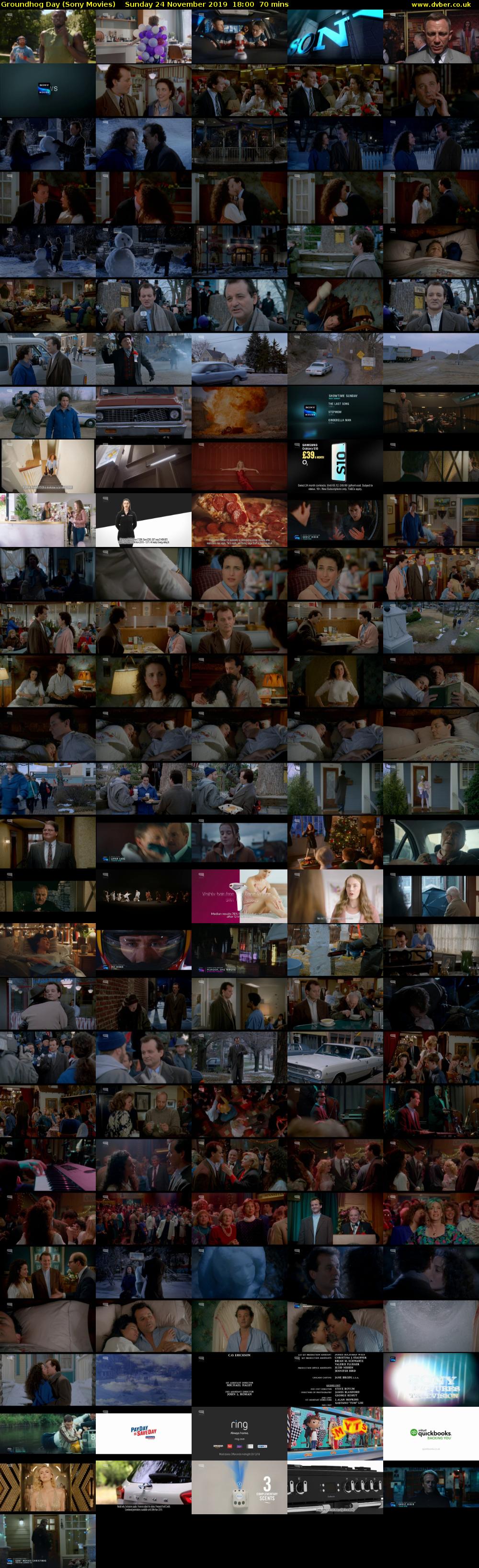 Groundhog Day (Sony Movies) Sunday 24 November 2019 18:00 - 19:10