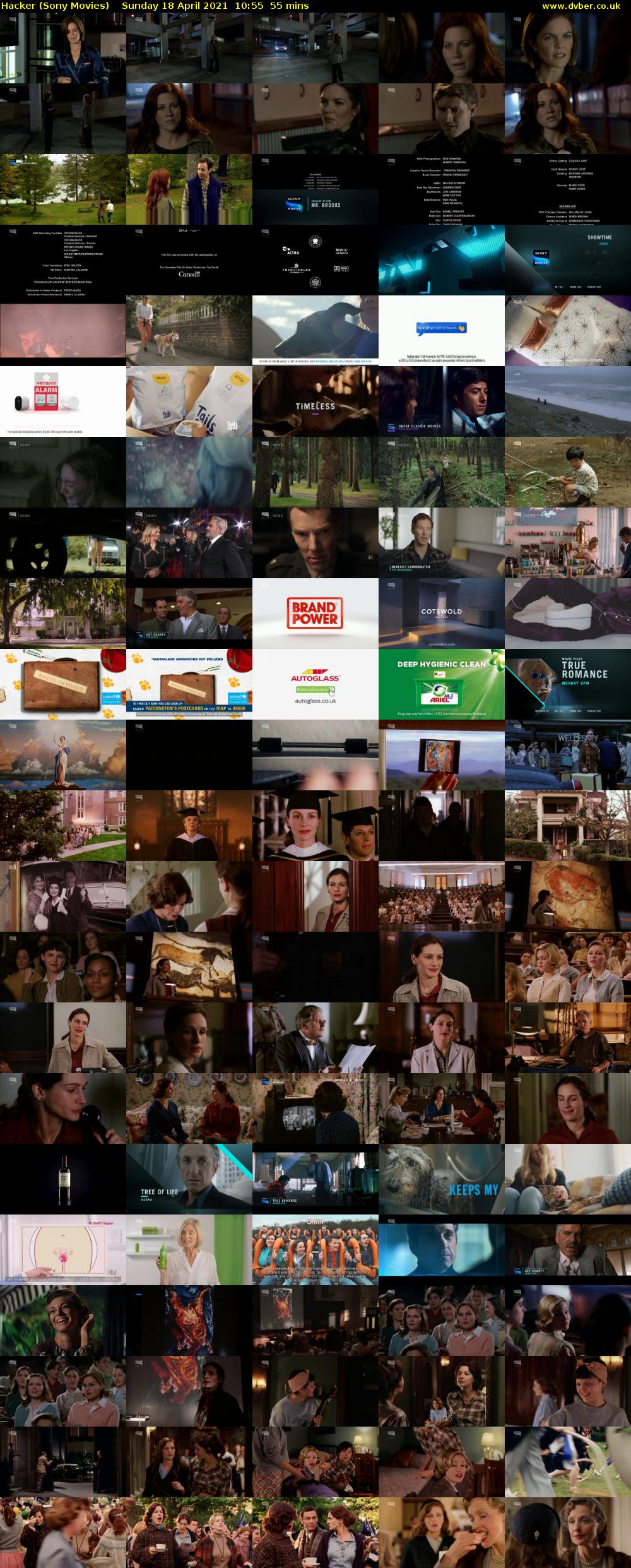 Hacker (Sony Movies) Sunday 18 April 2021 10:55 - 11:50